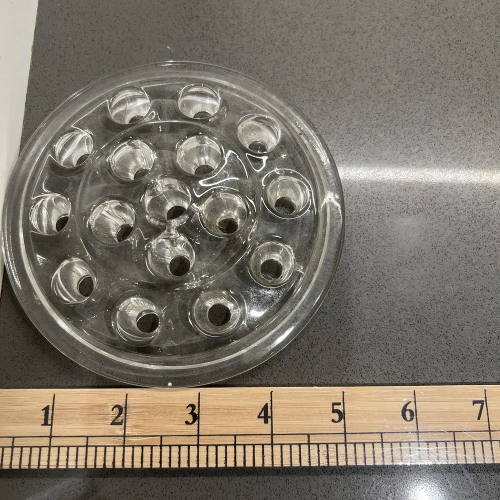 Large Crystal Frog Insertsp with 16 Holes for your Flower Arrangements